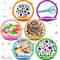 Arts and Crafts Supplies - Christmas Gifts for Kids, Girls, Crafts for Girls 4, 5, 6, 7, 8, 9 Years Old with Glitter Glue Stick, Pipe Cleaners Craft & Craft Tools, School Learning Activities